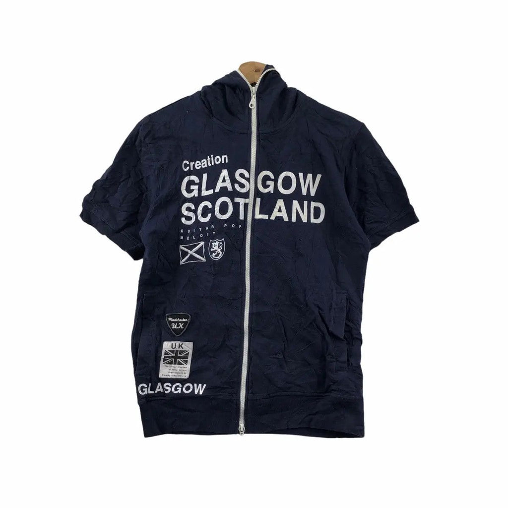 Vtg 90’ ROYAL CRAFT GLASGOW Scotland Jacket Sweater Zipper