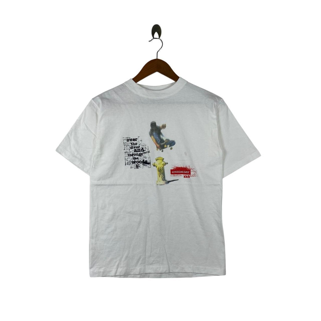 Vintage 90’ UNIONBAY SKATEBOARD SK8 New York Tee Shirt Top Made In USA
