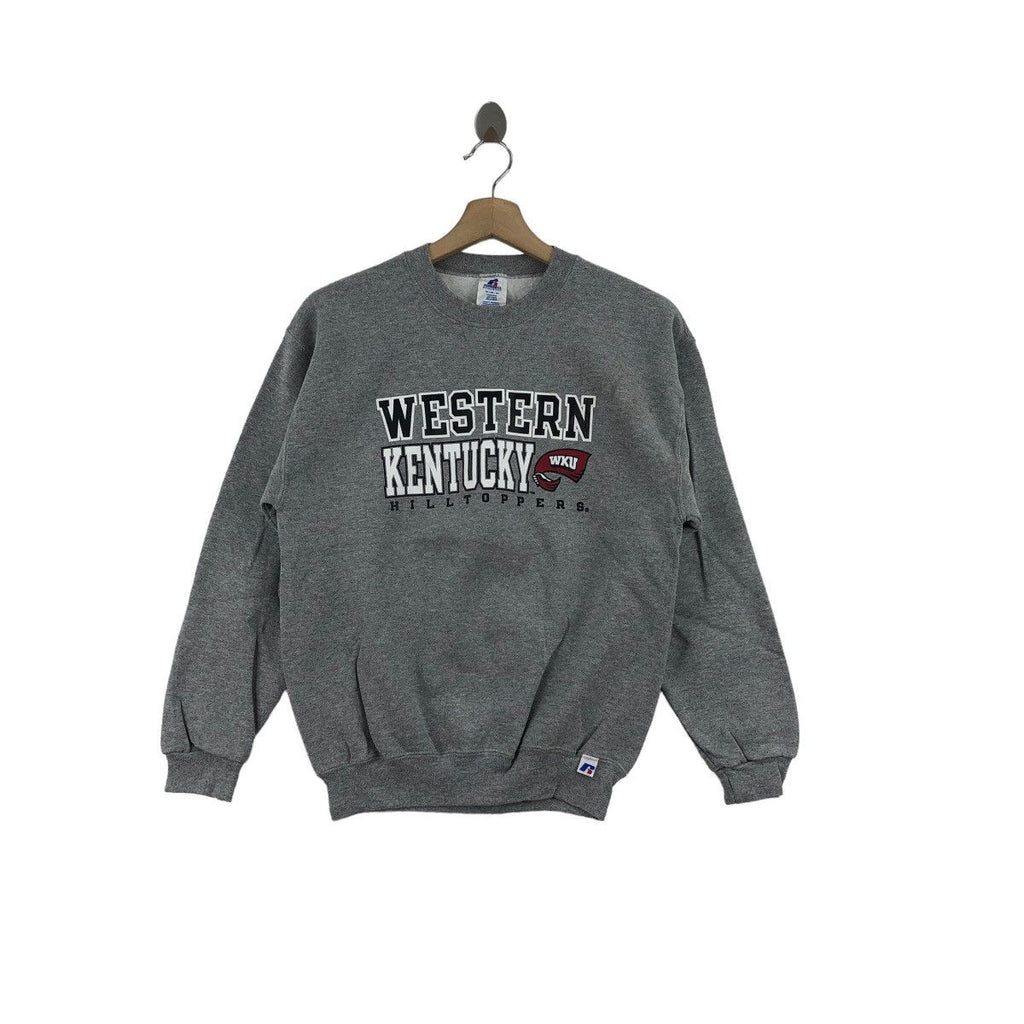 Vintage WESTERN KENTUCKY UNIVERSITY HILLTOPPERS Sweatshirt Sweater Crewneck Pullover Jumper Collegiate