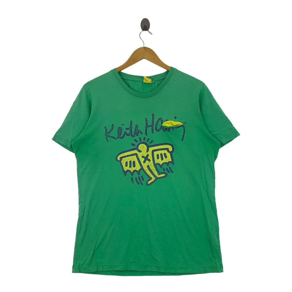 KEITH HARING x UNIQLO Radiant Angel Green Tee Shirt Top MOMA Special Edition