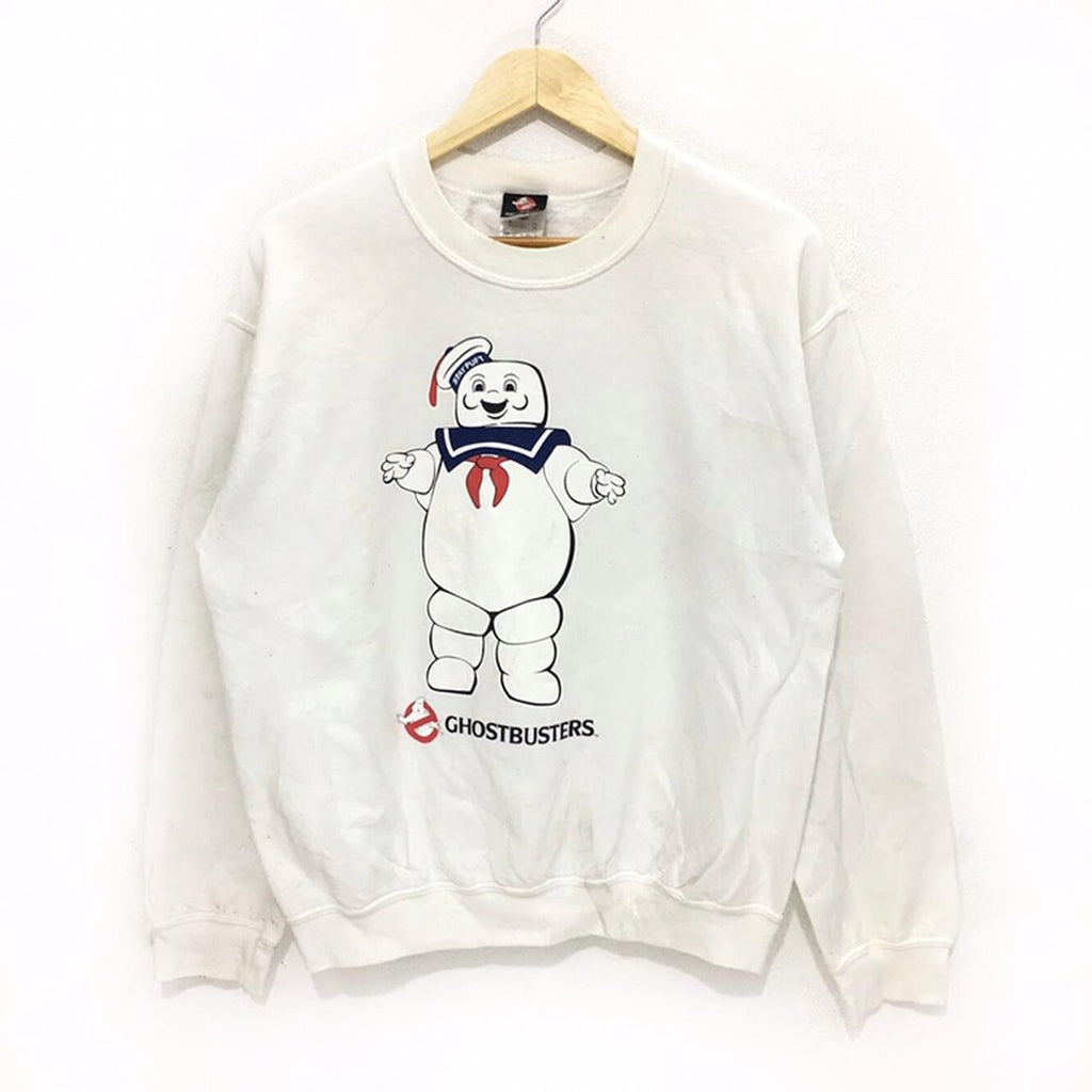 Vintage GHOSTBUSTERS Cartoon Comic Anime TV Movie Crewneck Sweatshirt Sweater Jumper Big Logo