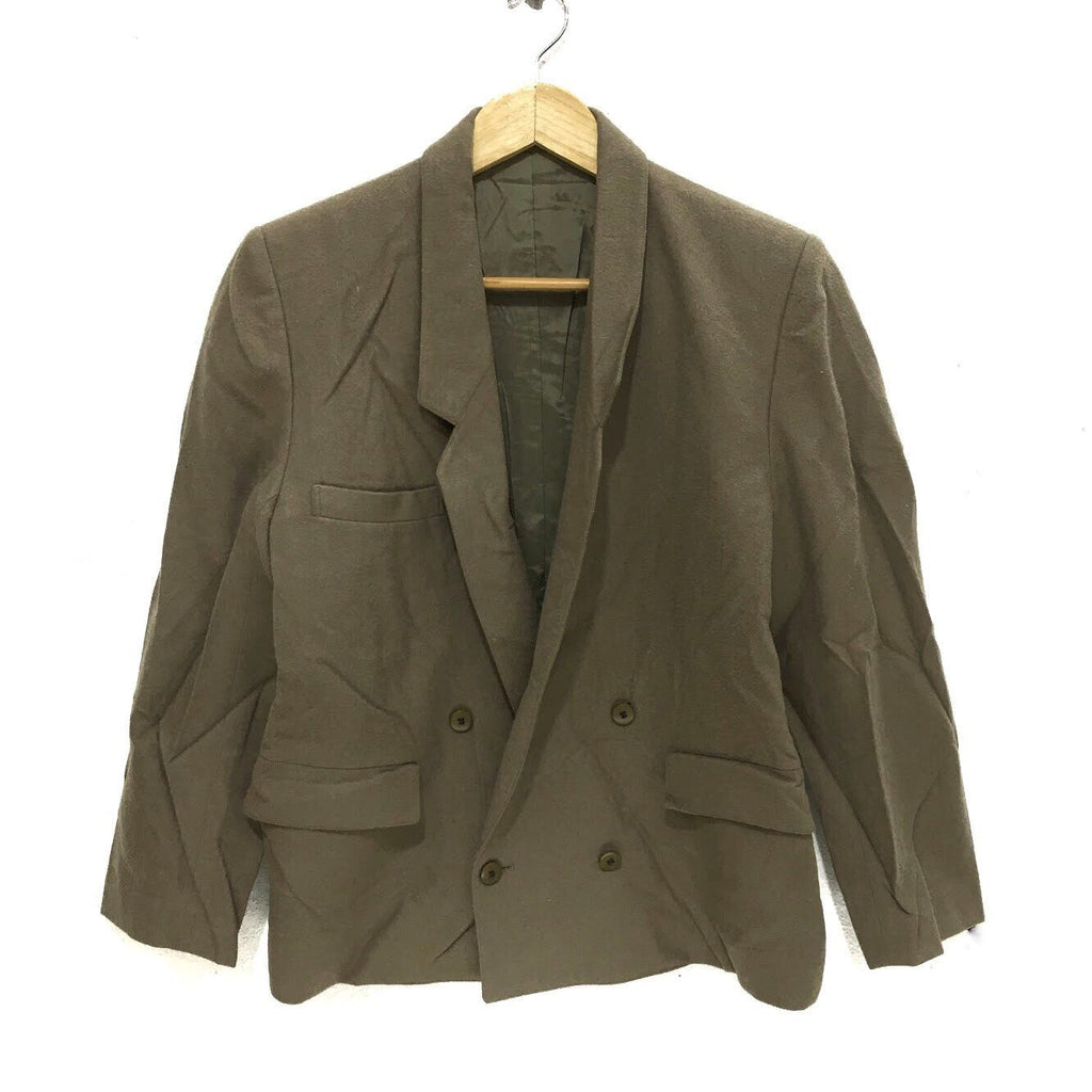 Vintage CHRISTIAN AUJARD PARIS Peacoat Double Breasted Blazer Made In Japan Jacket Coat Suit
