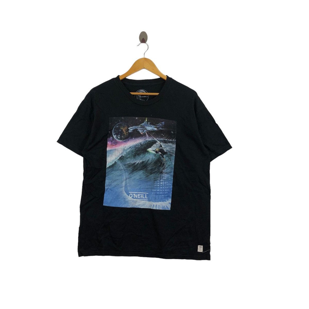 ONEILL SURFING Premium Collection Alien Invasion Tee Shirt Hawaii Summer Honolulu