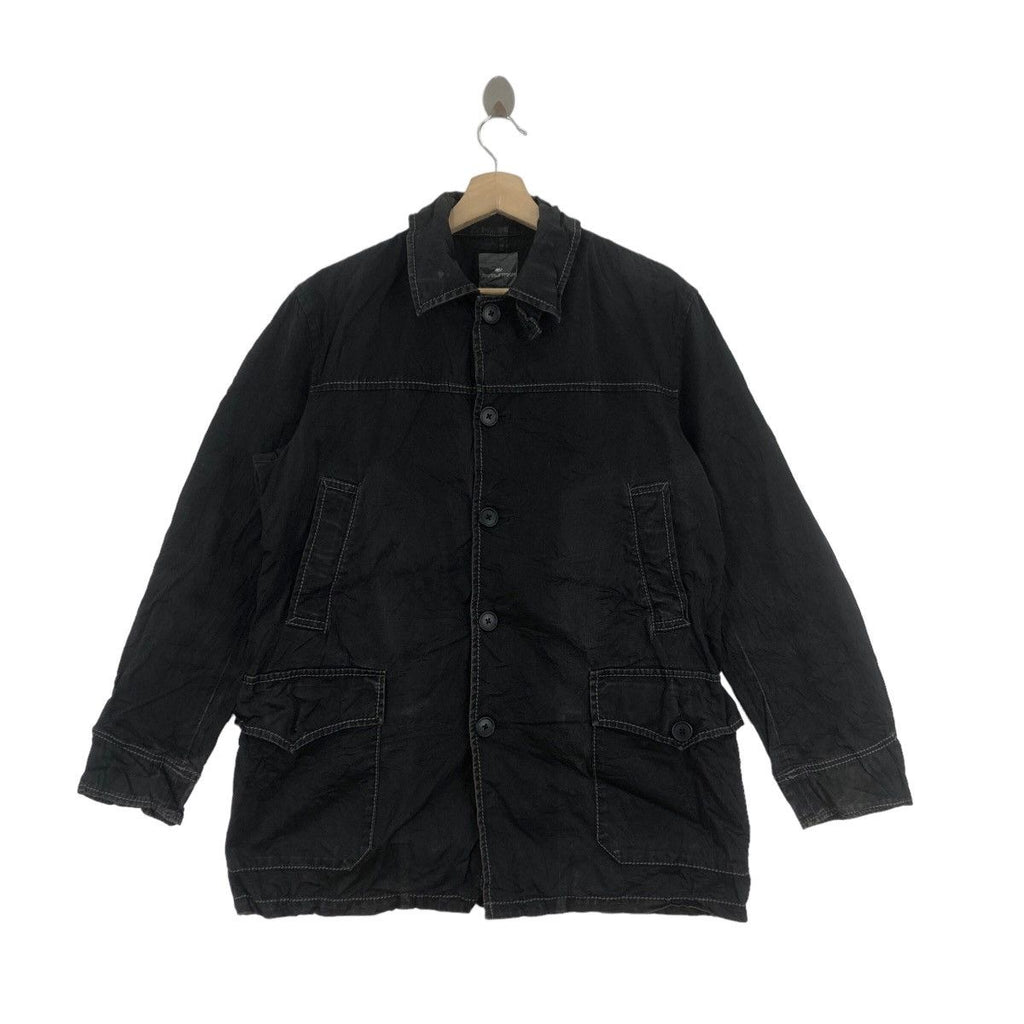 Vintage RATTLE TRAP JAPAN Denim Jeans Chore Jacket Technical Worker Coat