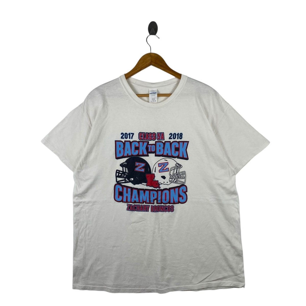 NFL ZACHARY BRONCOS 2017 2018 Back To Champion Tee Shirt Top Football League
