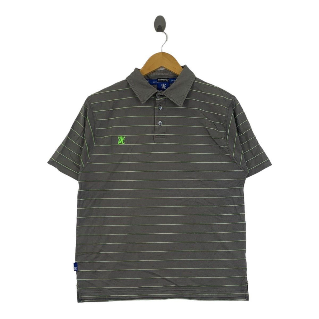Vintage PAUL SMITH R. Newbold Striped Polo Tee Shirt Top London Designer