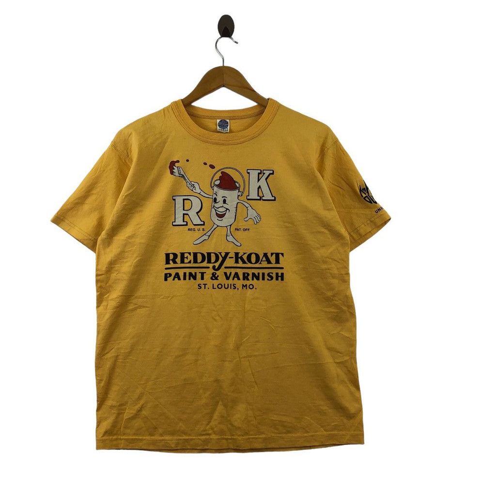 THE REAL MCCOY’S x REDDY KOAT Paint Varnish Tee Shirt Mchill Toy Union Made