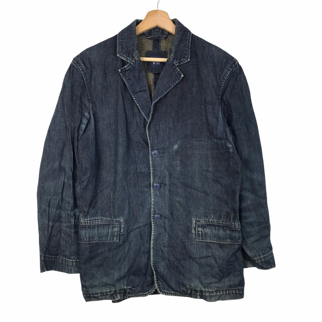 Vintage GUESS SEAN WOTHERSPOON Collection Natural Dye Denim Jeans Jacket Baggy Hip Hop