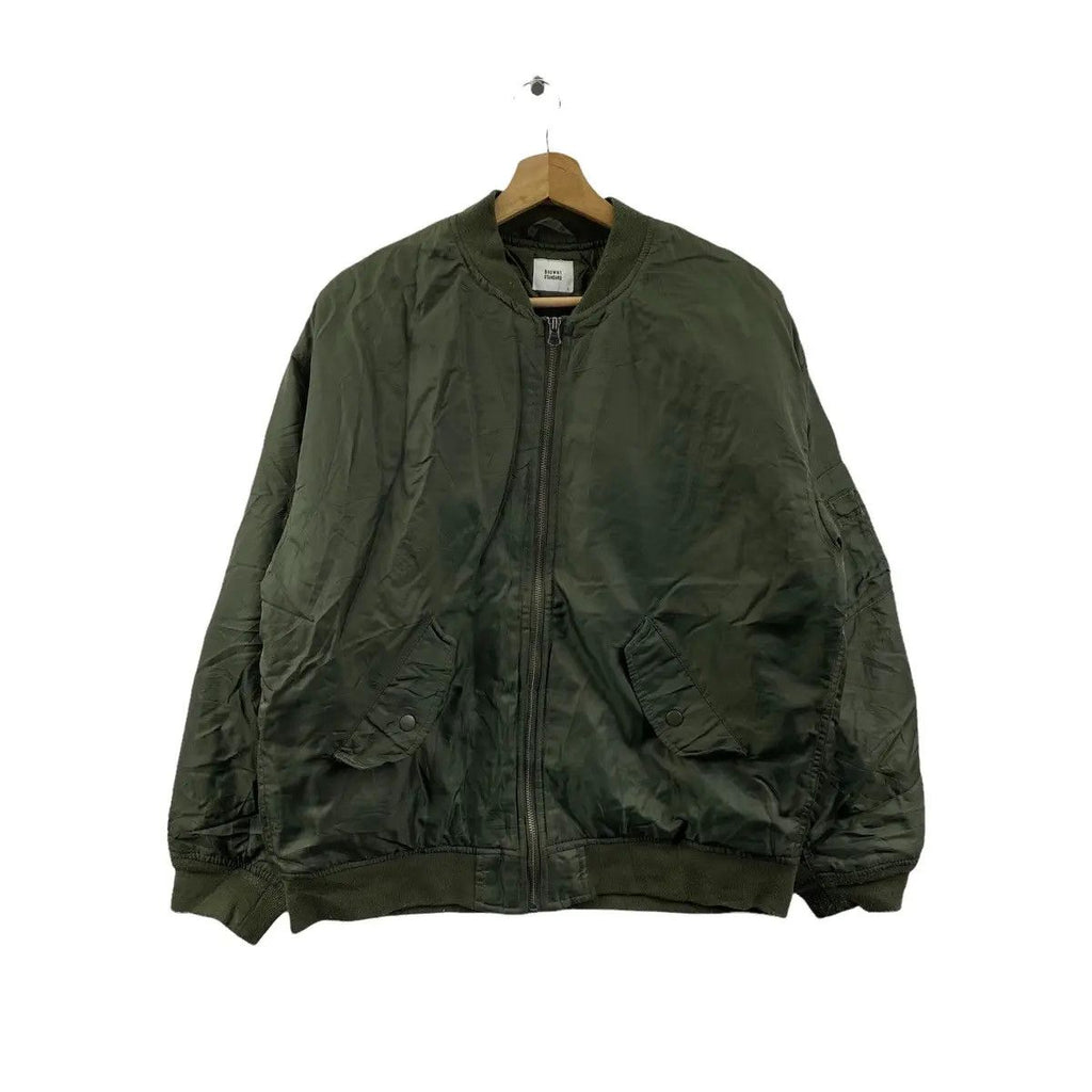 BROWNY STANDARD MA-1 FLIGHT Bomber Jacket Army Military Windbreaker Sweater