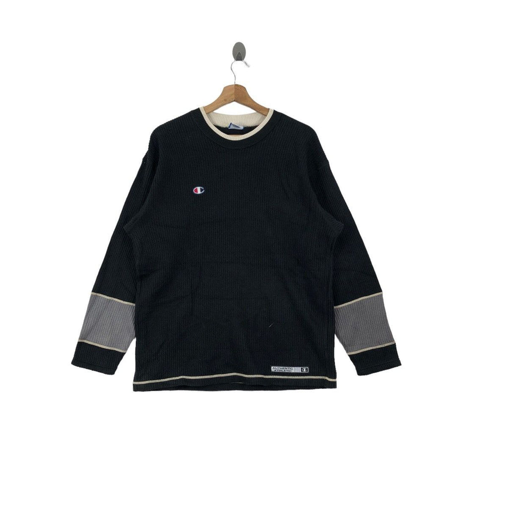 Vintage CHAMPION PRODUCTS Athletic Ringer Baggy Sweatshirt Sweater Pullover Jumper