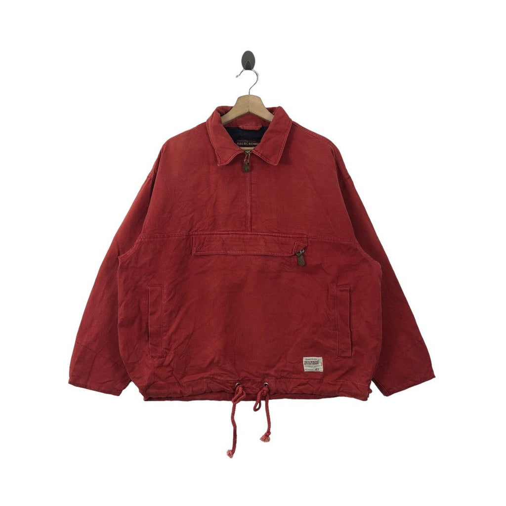 ABERCROMBIE FITCH USA New York Kangaroo Pocket Jacket Parka Windbreaker