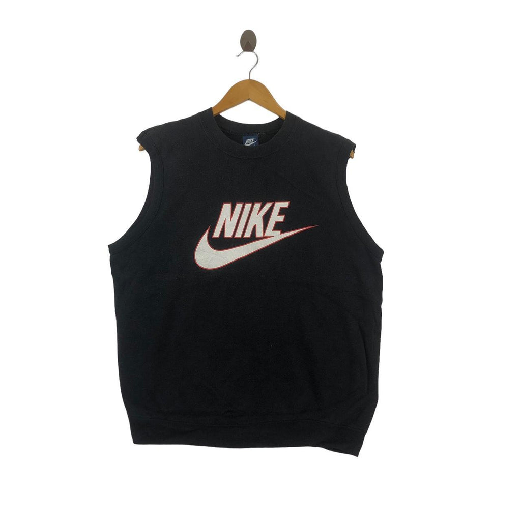 Vintage 80’ NIKE SWOOSH Made In USA Tank Top Sweatshirt Sweater Pullover Jumper