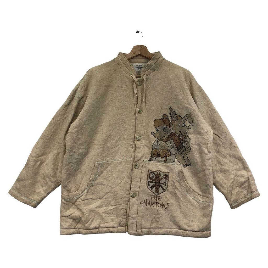 Vimtage 90’ CASTELBAJAC SPORT Collection The Champions Jacket Coat Cardigan Made In Italy Jean Charles De JCDC