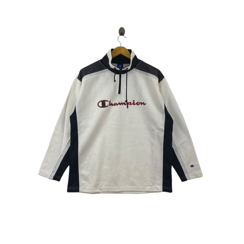 Vintage CHAMPION PRODUCTS Center Logo Turtleneck Sweatshirt Sweater Pullover Jumper
