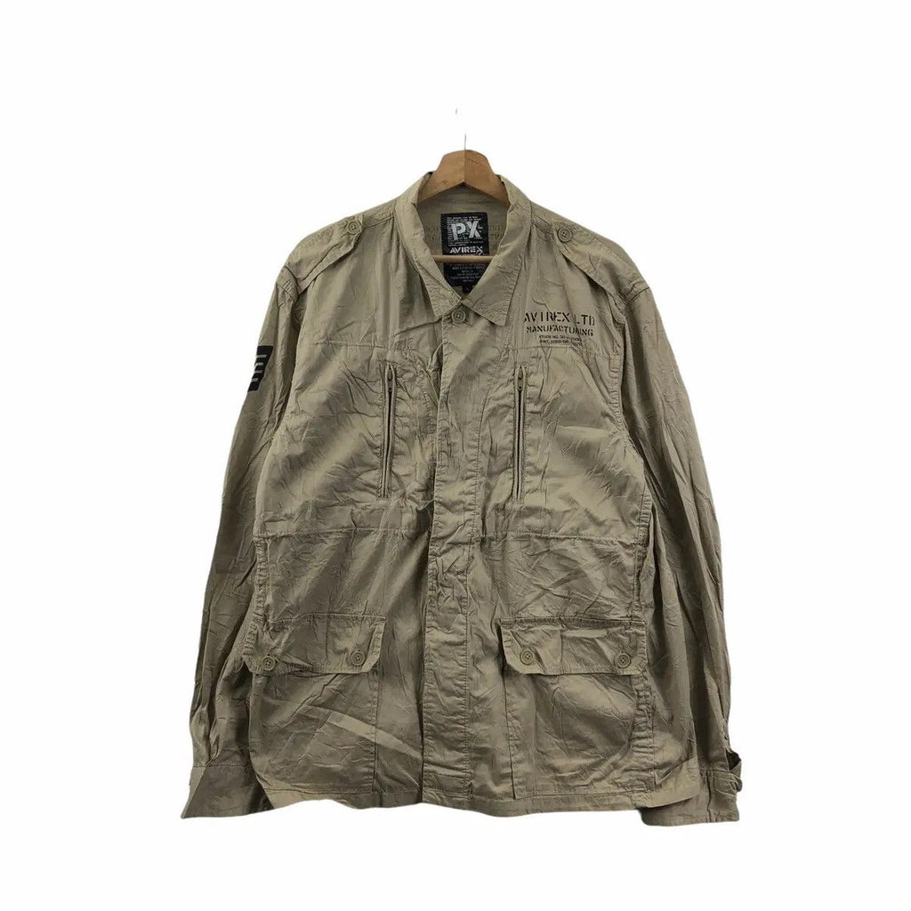 Vintage AVIREX USA MILITARY Army Trench Coat Jacket World War Bomber Flight
