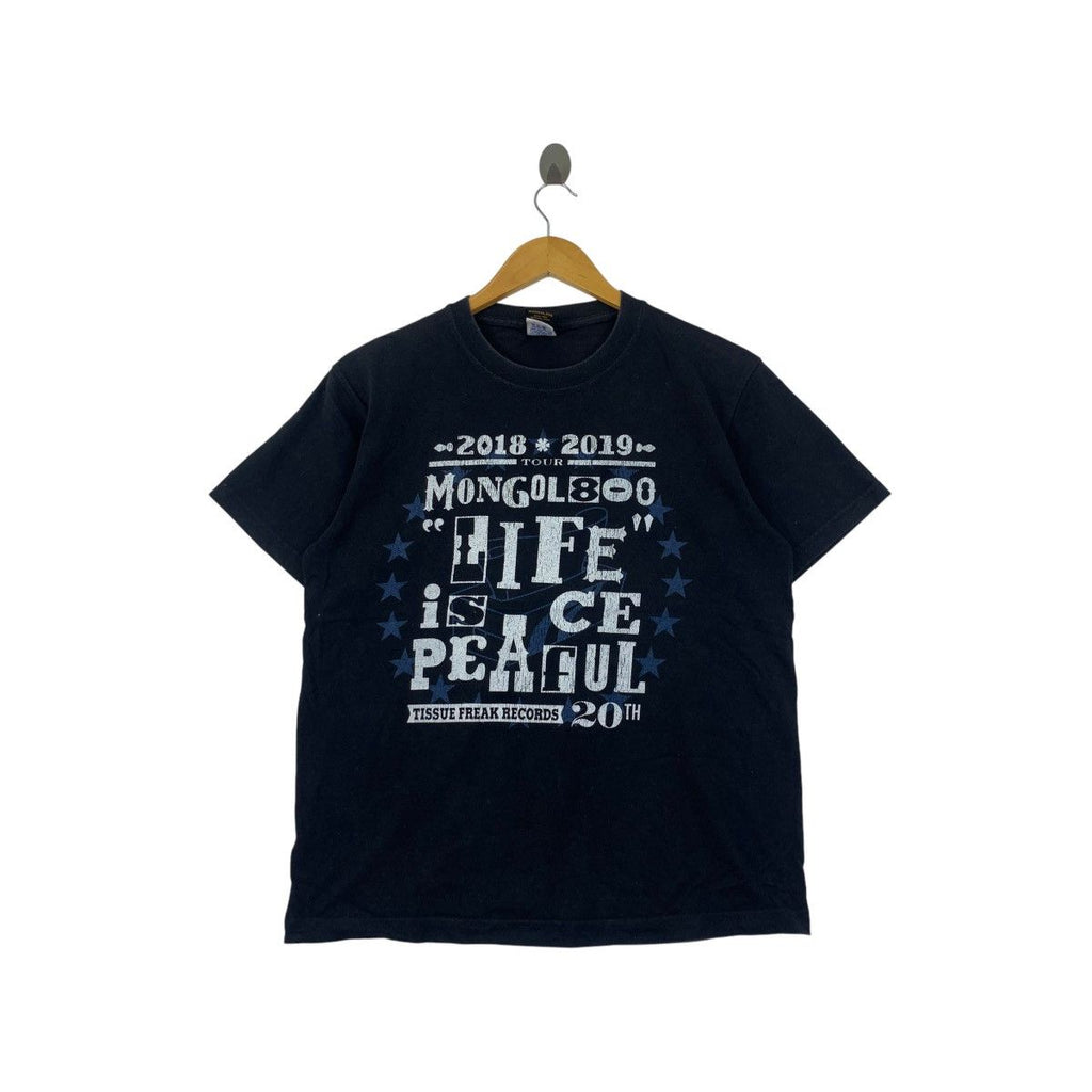 MONGOL800 PUNK ROCK Japanese Band 2018 Tour Tee Shirt Top Tissue Freak Records