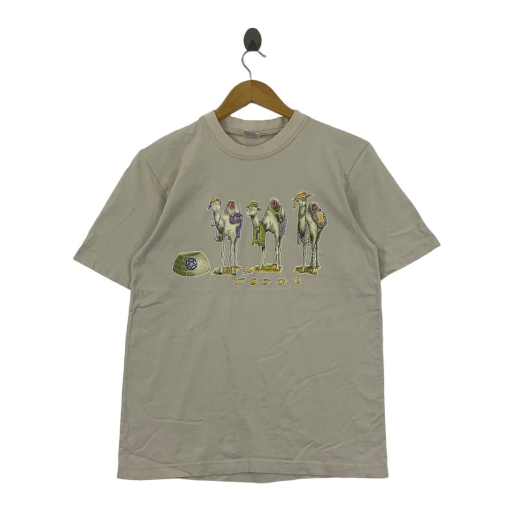 Vintage EGYPT CAMEL NATURE Adventure Outdoor Tee Shirt Top Egyptian Cotton
