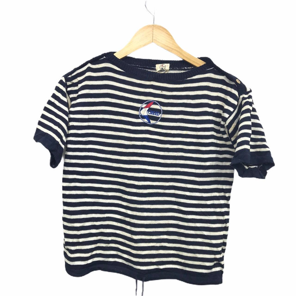 Vintage GREED Small Logo  Striped Sweatshirt Sweater Pullover Jumper