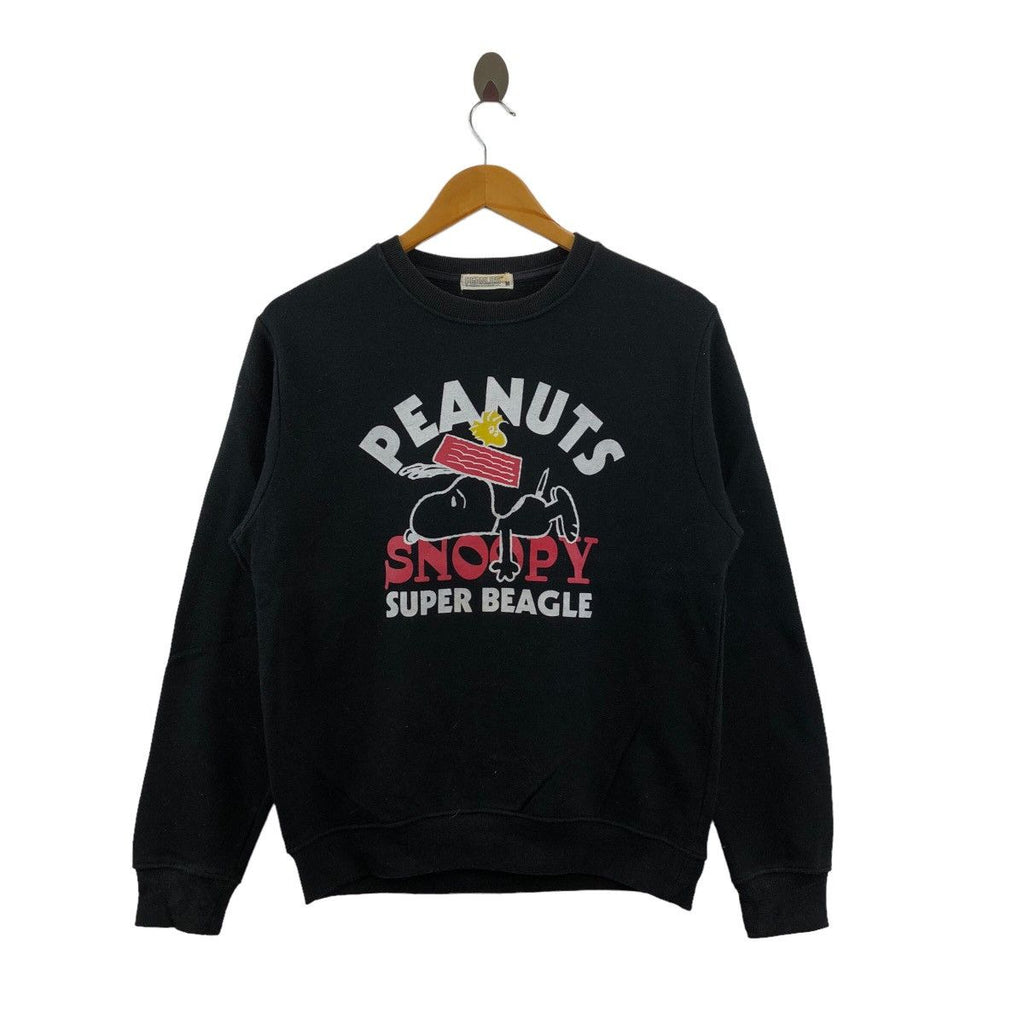 PEANUTS SNOOPY SUPER BEAGLE Comic Strip Sweatshirt Sweater Pullover
