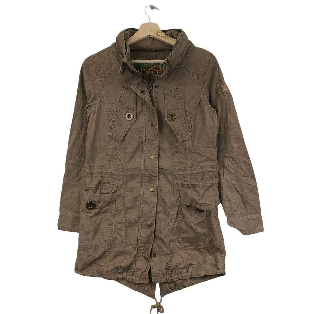 LOCAL MOTION HAWAII Surfing Multipocket Technical Parka Trench Coat Jacket