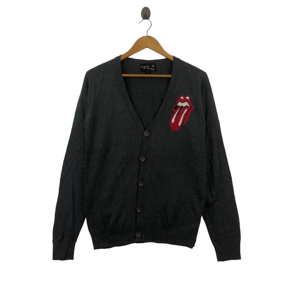 Vintage THE ROLLING STONES x AGNES B. PARIS HOMME Cardigan Collaboration Shirt Top