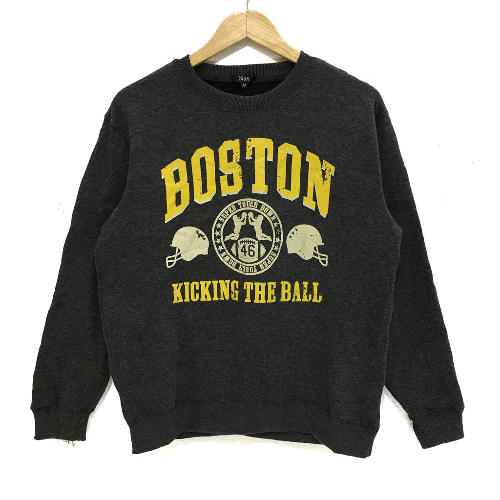 NFL BOSTON FOOTBALL LEAGUE Sweatshirt Pullover Jumper American Crewneck Sweater