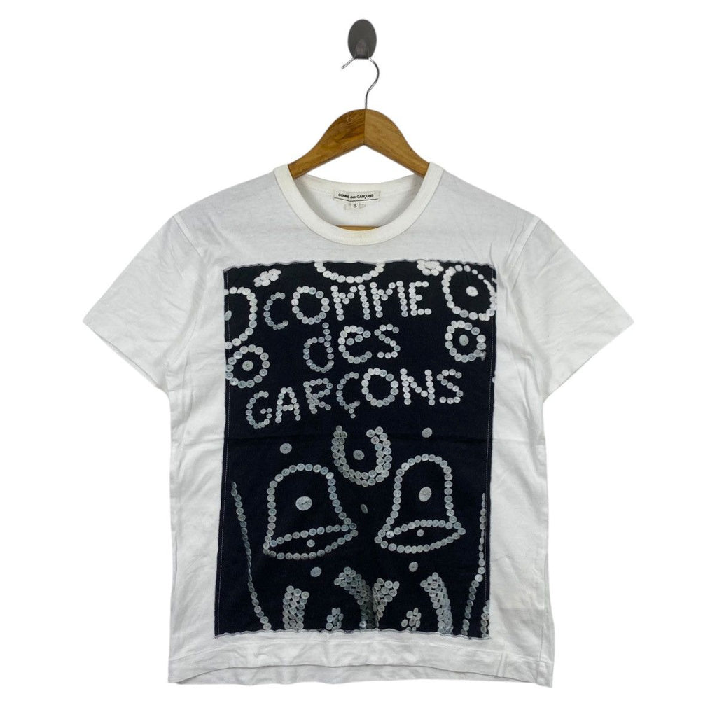 COMME DES GARCONS 2015 Spring Summer Collection Tee Shirt Top Sequinned Swarovsk