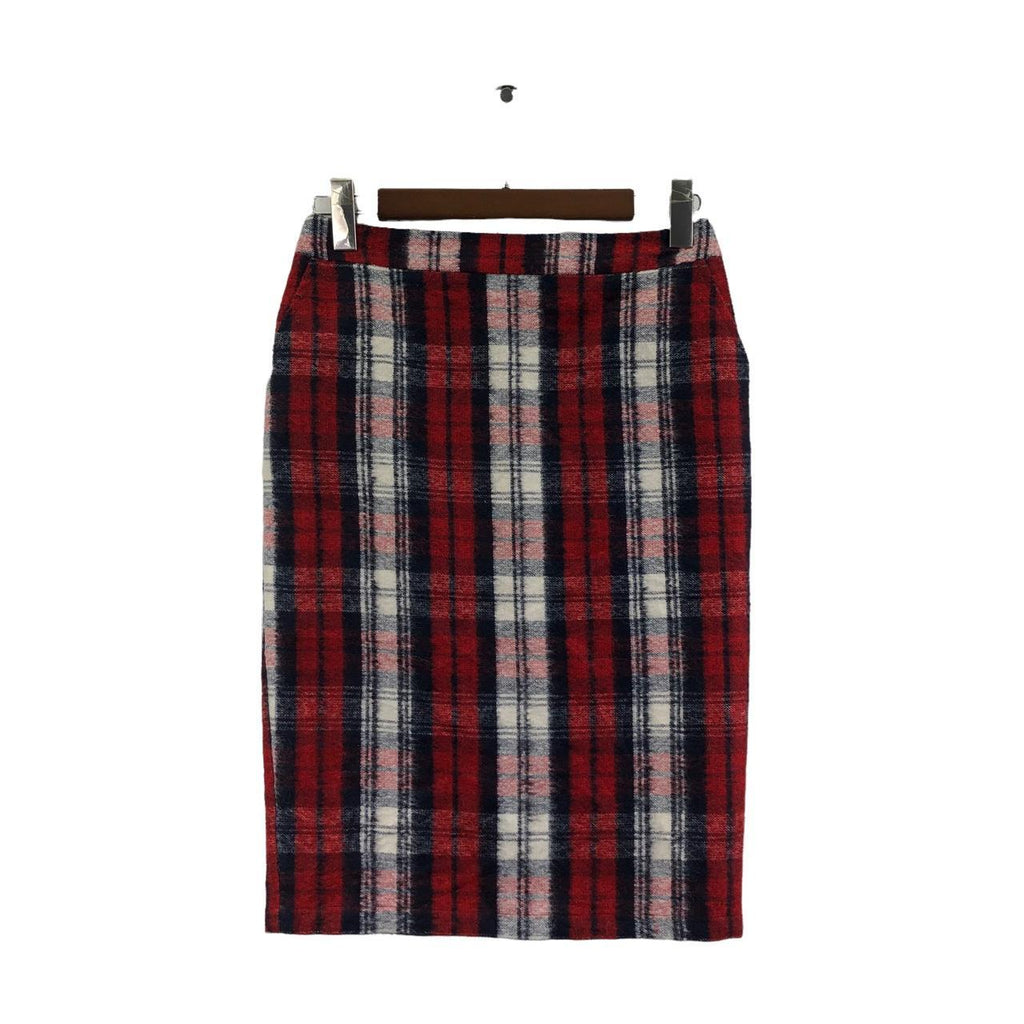 Vtg 90’ ONEILL OF DUBLIN Ireland Tartan Striped Midi Skirt Bottom Multicolor