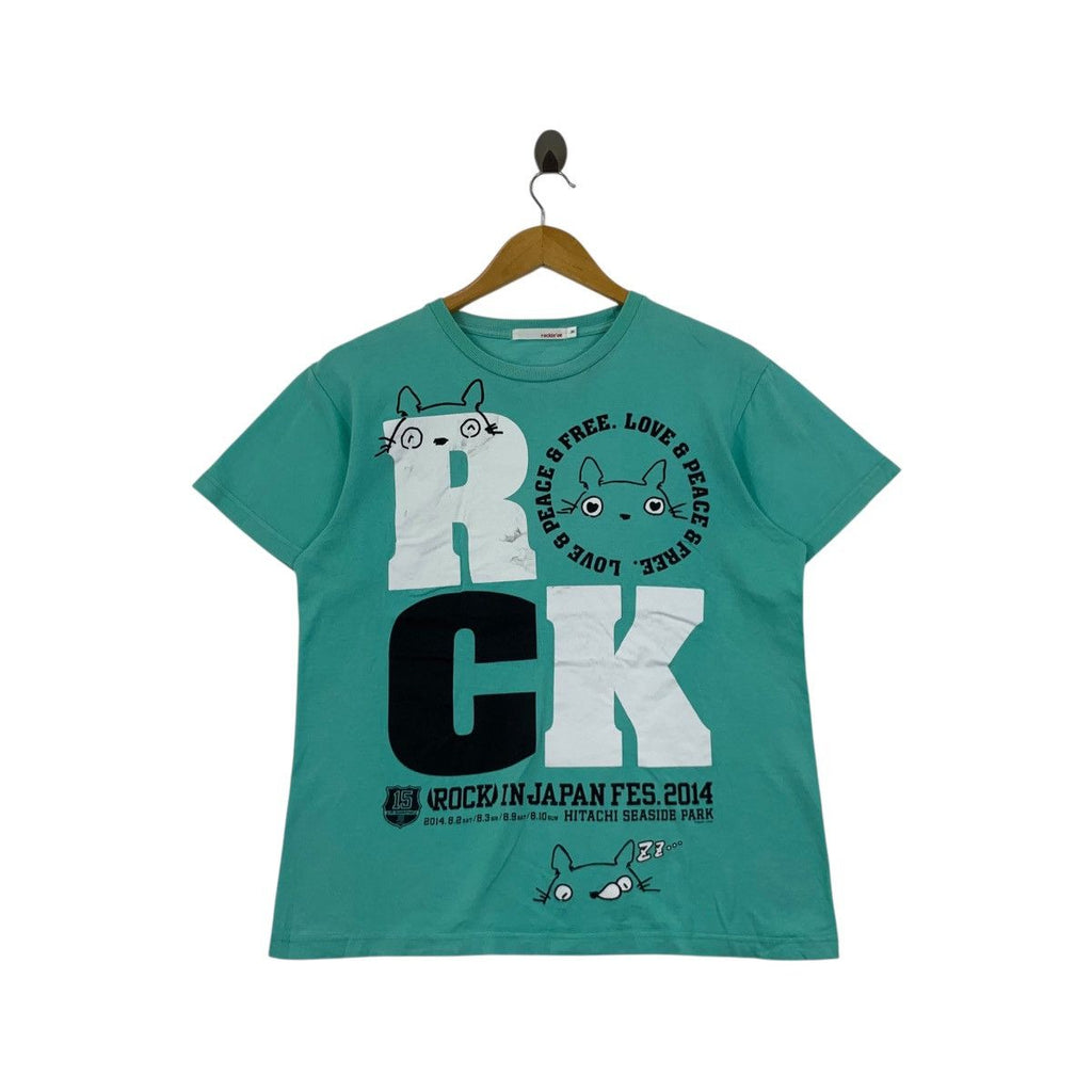 MY NEIGHBOR TOTORO x ROCKIN ON Japan Tee Shirt Top Studio Ghibli Festival 2014
