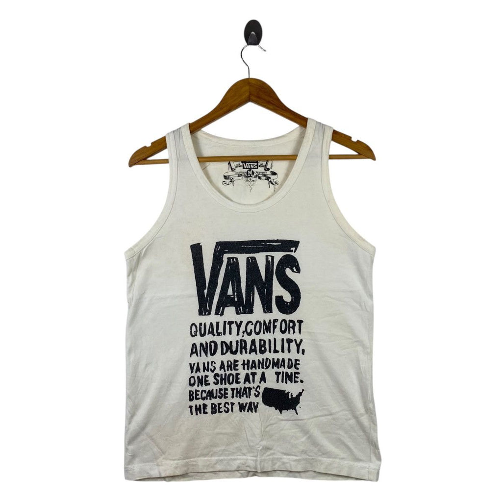 Vintage VANS OFF THE WALL Southern California Store Tank Top Tee Shirt Skateboard