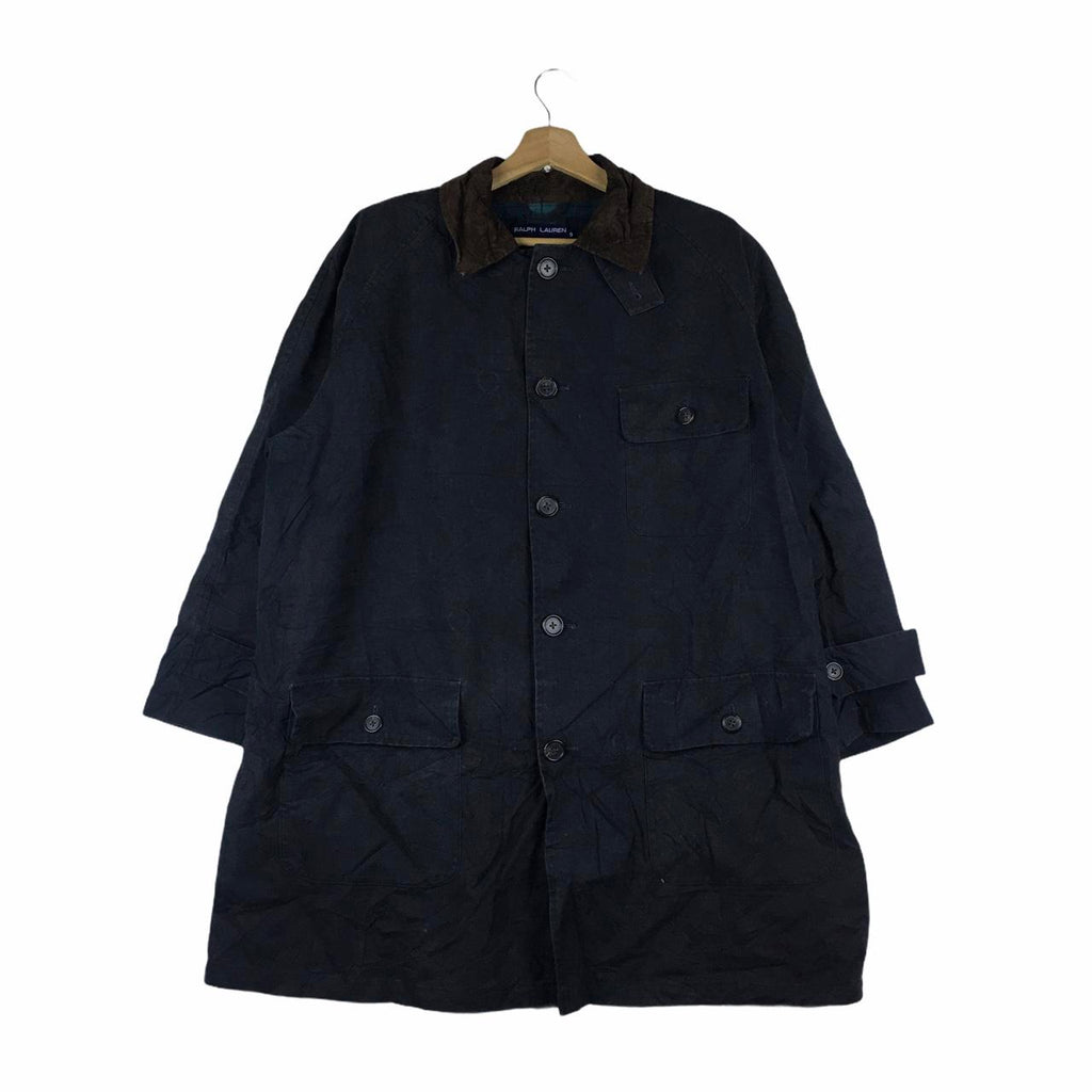 Vtg 90’ POLO SPORT Ralph Lauren Workwear Tactical Core Jacket Trench Coat Parka