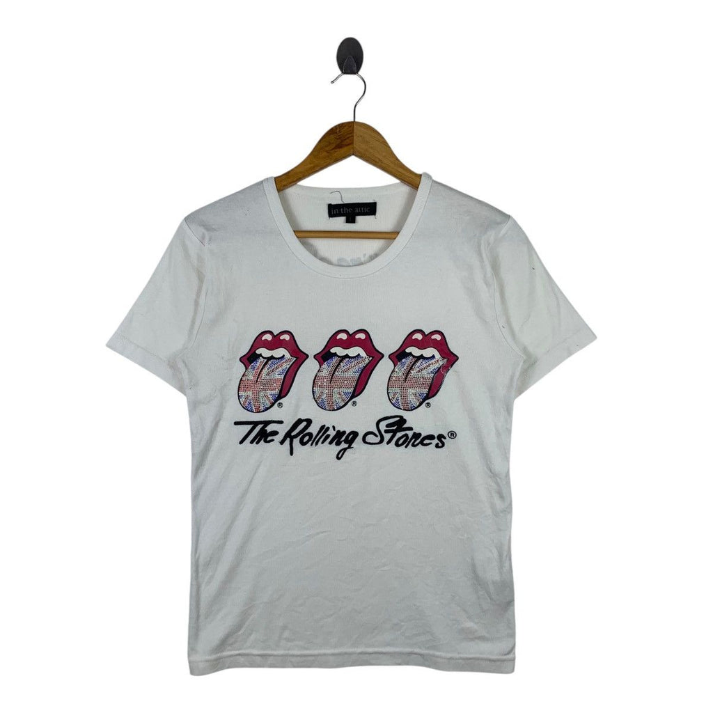 THE ROLLING STONES x IN THE ATTIC Bling Ring Tee Shirt Top Band Promo Album UK