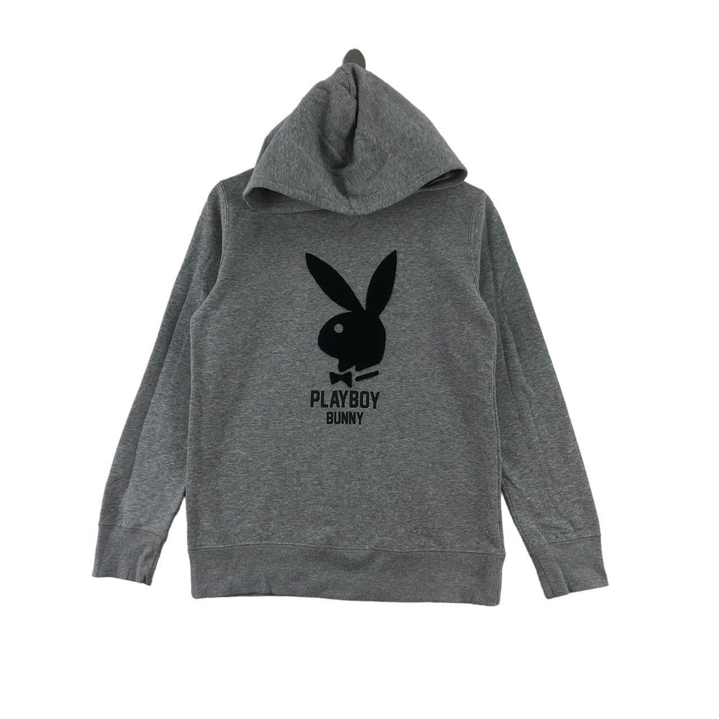 Vintage PLAYBOY BUNNY MAGAZINE Cartoon Hoodie Pullover Sweater Playmate Glamour