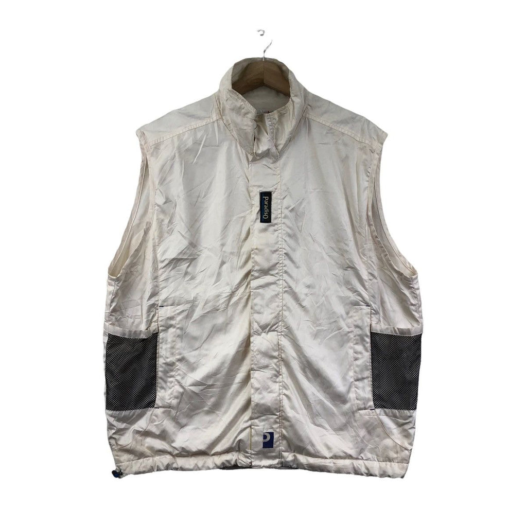 Vintage 90’ PARADISO GOLF Light Puffer Vest Jacket Windbreaker Outdoor Sweater