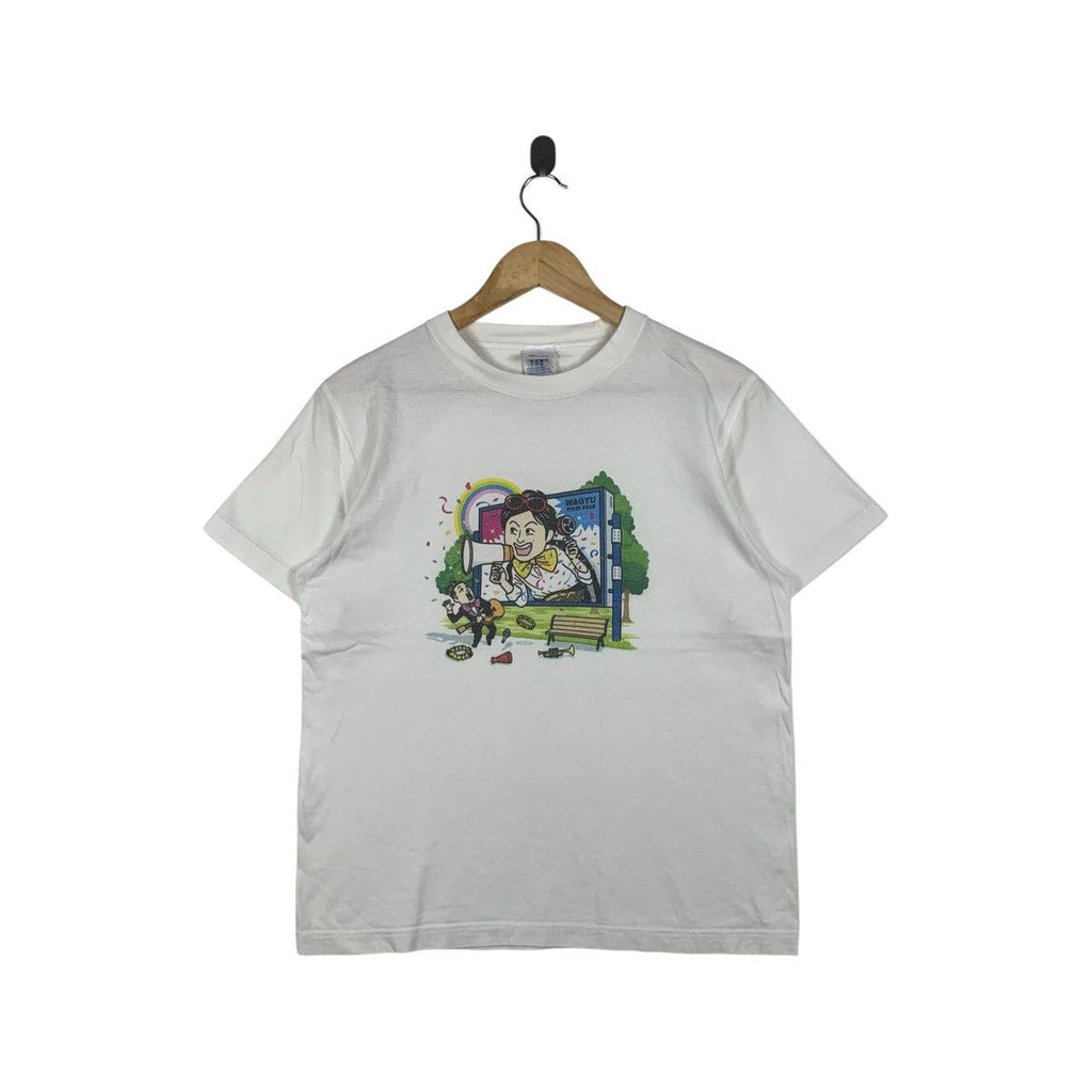 WAGYU JAPANESE COMEDY Skit Yoshimoto Kogyo Tour Tee Shirt Top Japan Art