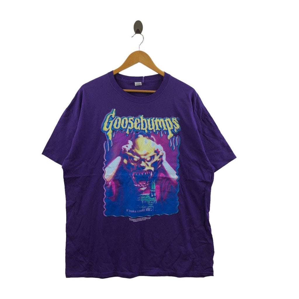 Vintage GOOSEBUMPS SCHOLASTIC Book Movie Tee Shirt Film Novel
