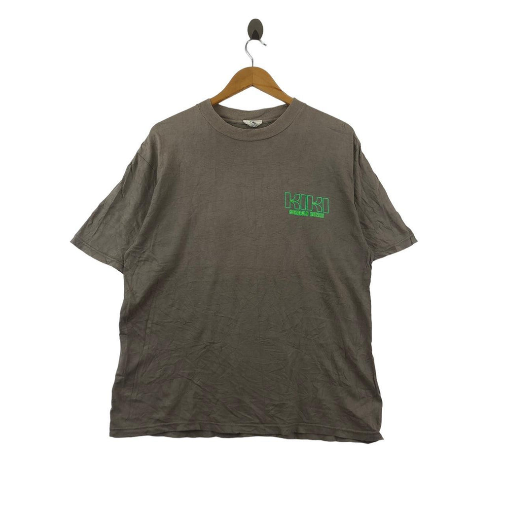 Vintage KIKI HONOLULU HAWAII Surf Beach Radio Tee Shirt Winning Sound