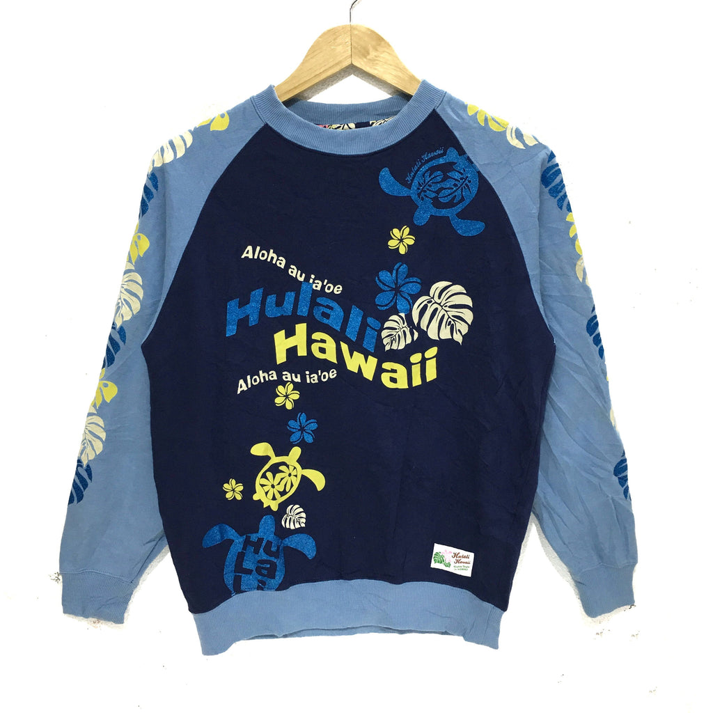 Vintage HULALI HAWAII Beach Vacation Sweatshirt Pullover Jumper Crewneck Sweater