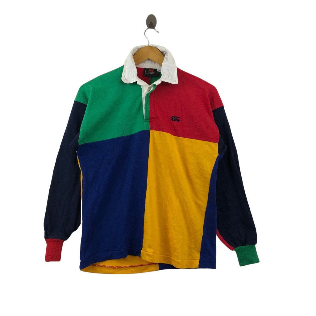 Vintage 90’ CANTERBURY UGLY Collection RUGBY Striped Jersey Shirt Polo Tee Sweater Pullover