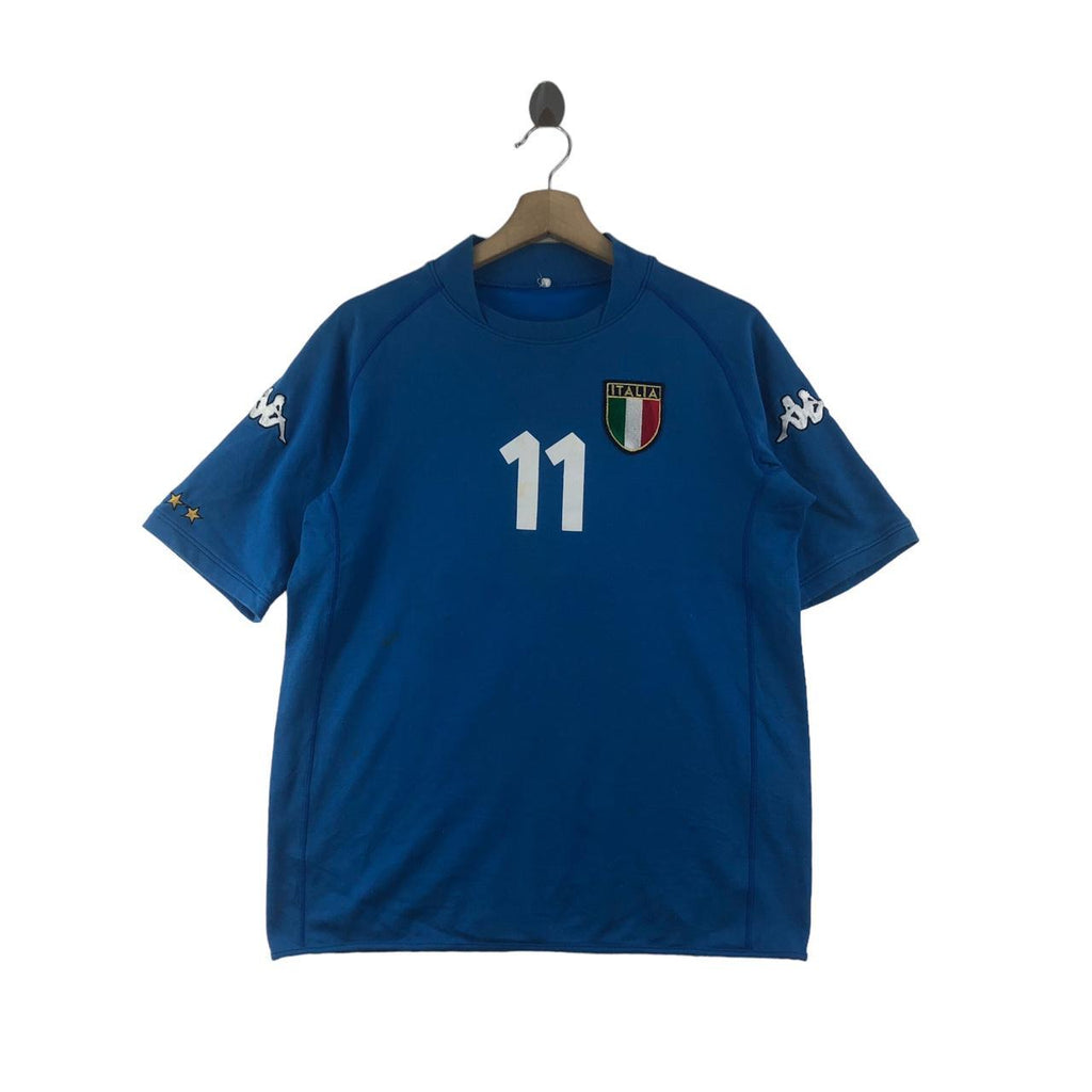 Vintage DEL PIERO ITALY World Cup Champion Kappa Jersey Tee Shirt