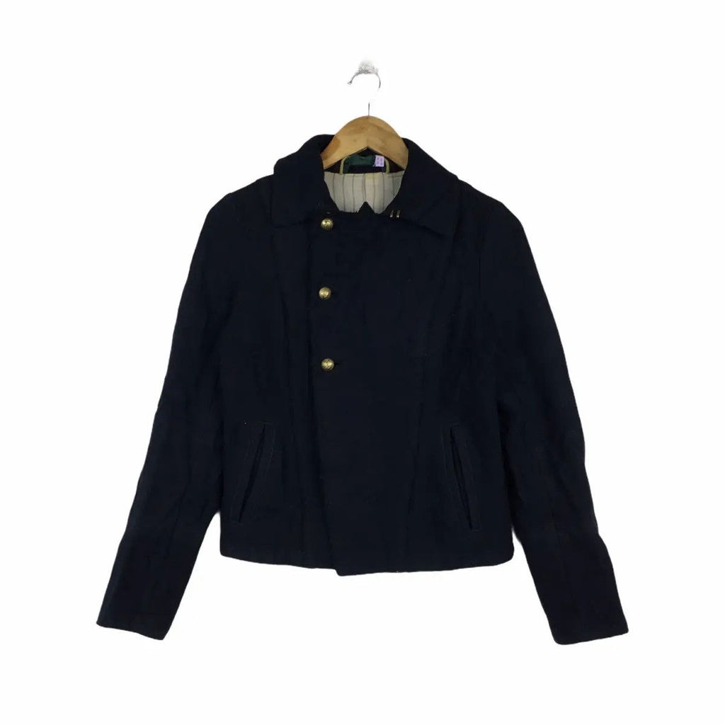 Vintage JAPANESE DESIGNER Peacoat Jacket Blazer Sport Coat Windbreaker