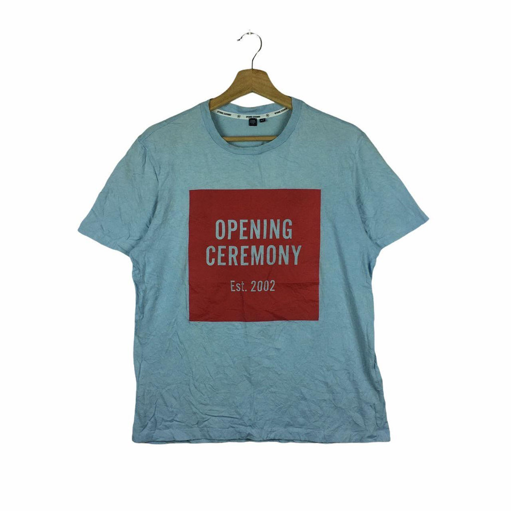 OPENING CEREMONY Box Logo Carol Lim Fashion Designer Tee Shirt