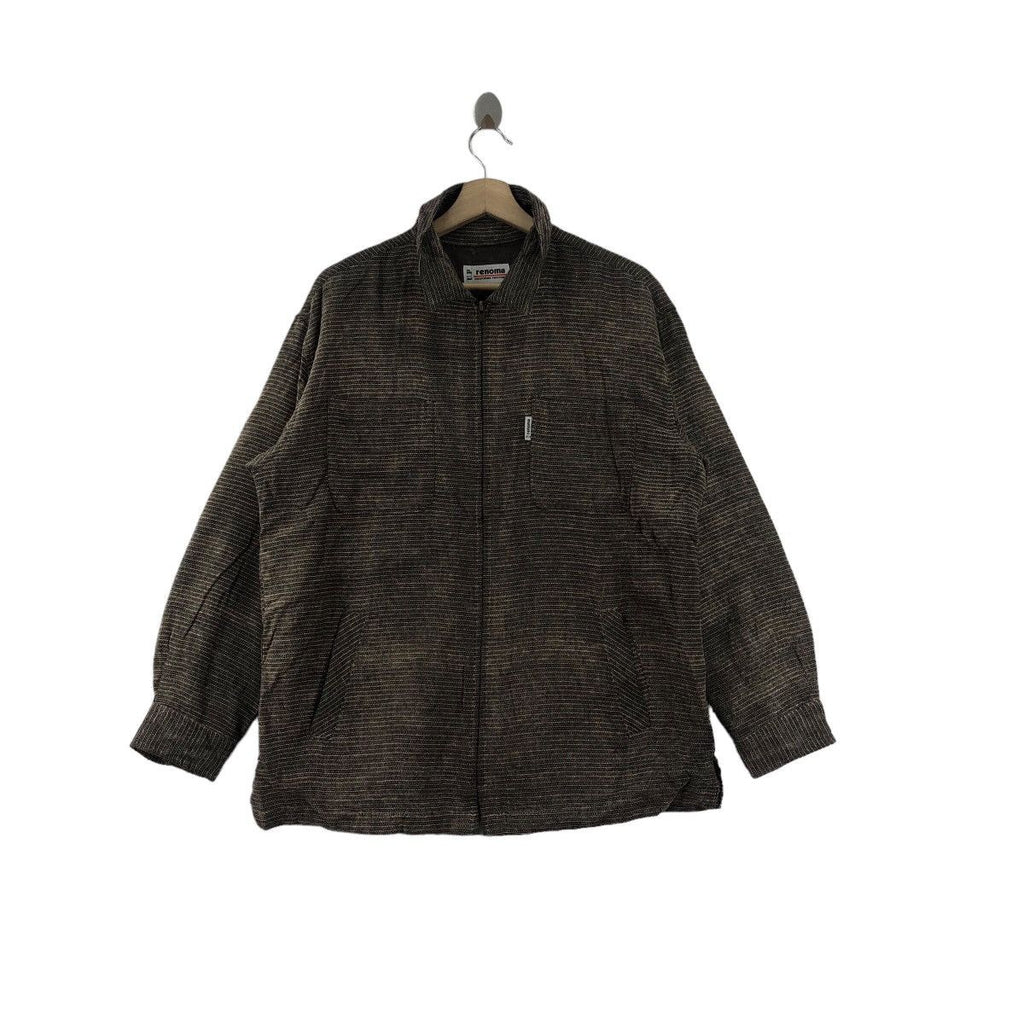 Vtg UP RENOMA PARIS Uniforme Prestige Herringbone Jacket Windbreaker Sailing Gear