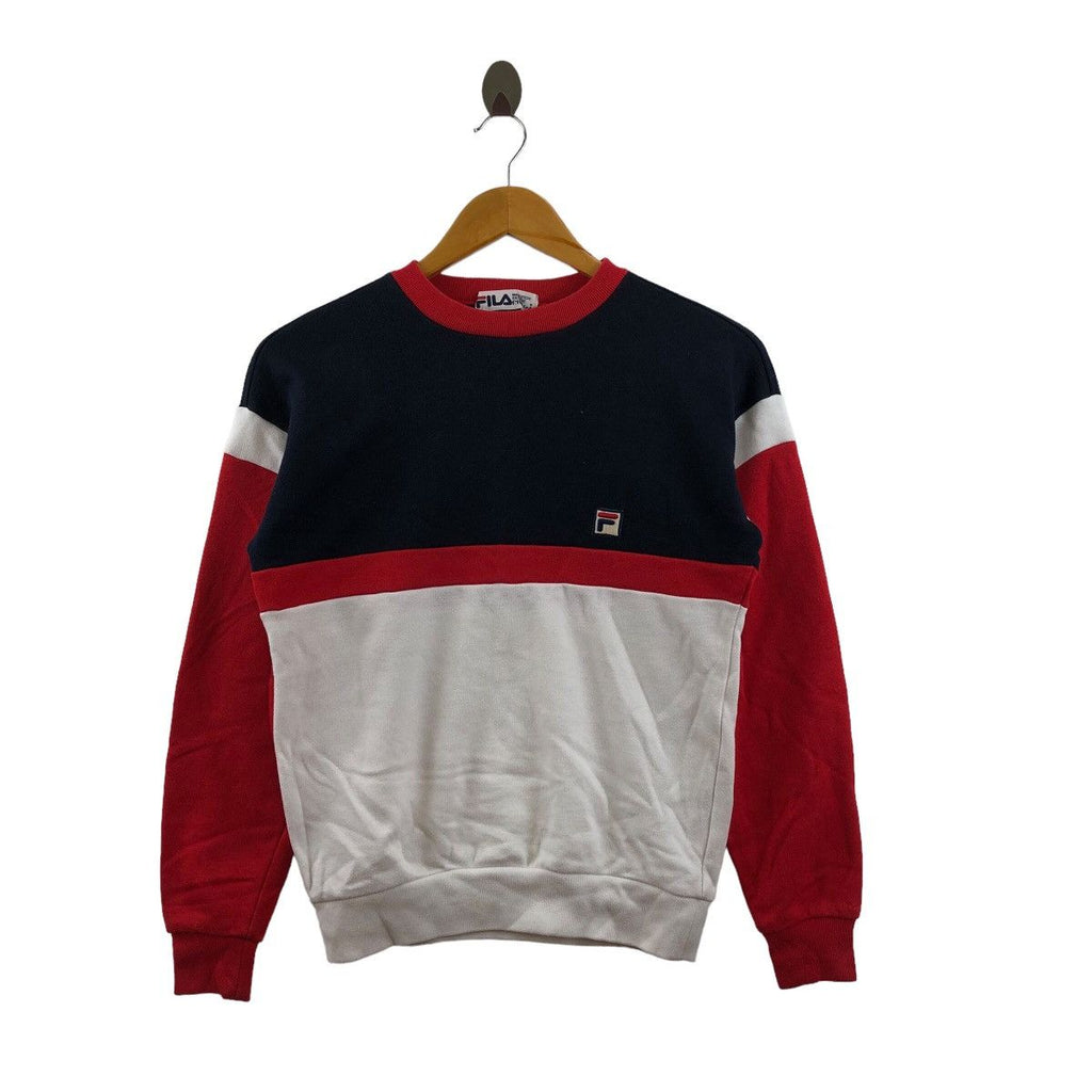 Vintage 90’ FILA BJ BJORN BORG Embroidered Sweatshirt Sweater Pullover