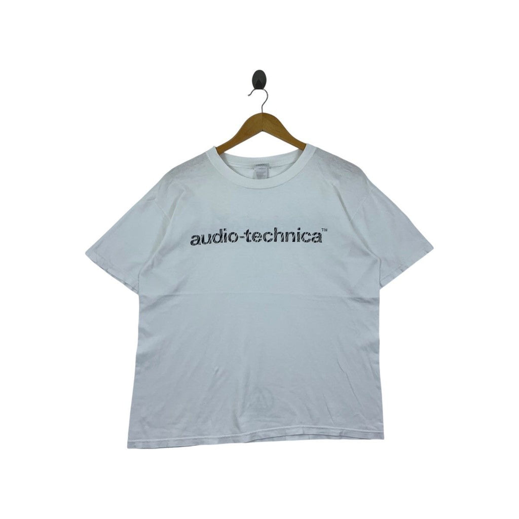 Vintage AUDIO TECHNICA PLASTICTOYS Division Tee Shirt Top Shibuya Mixer DJ