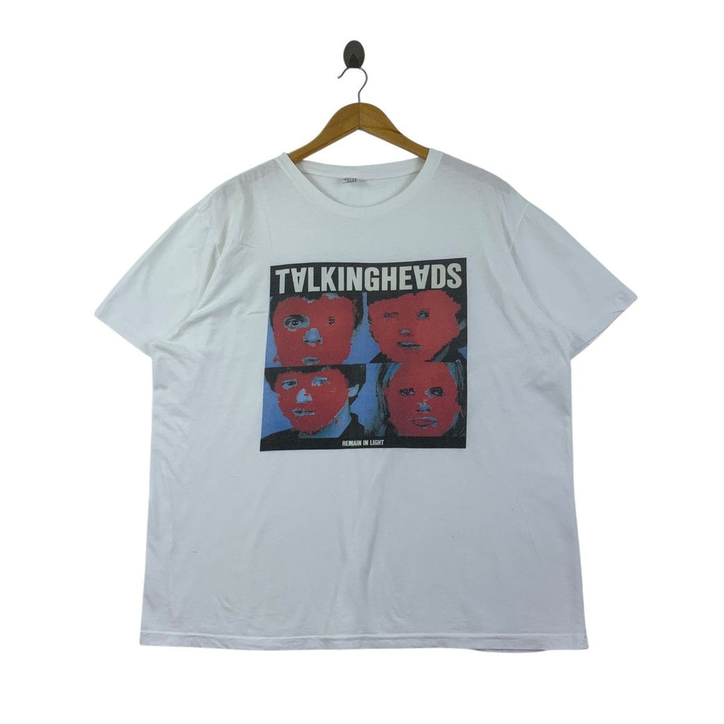 Vintage TALKING HEADS Remain In Lights Andy Warhol Tee Shirt Top Album Promo Tour