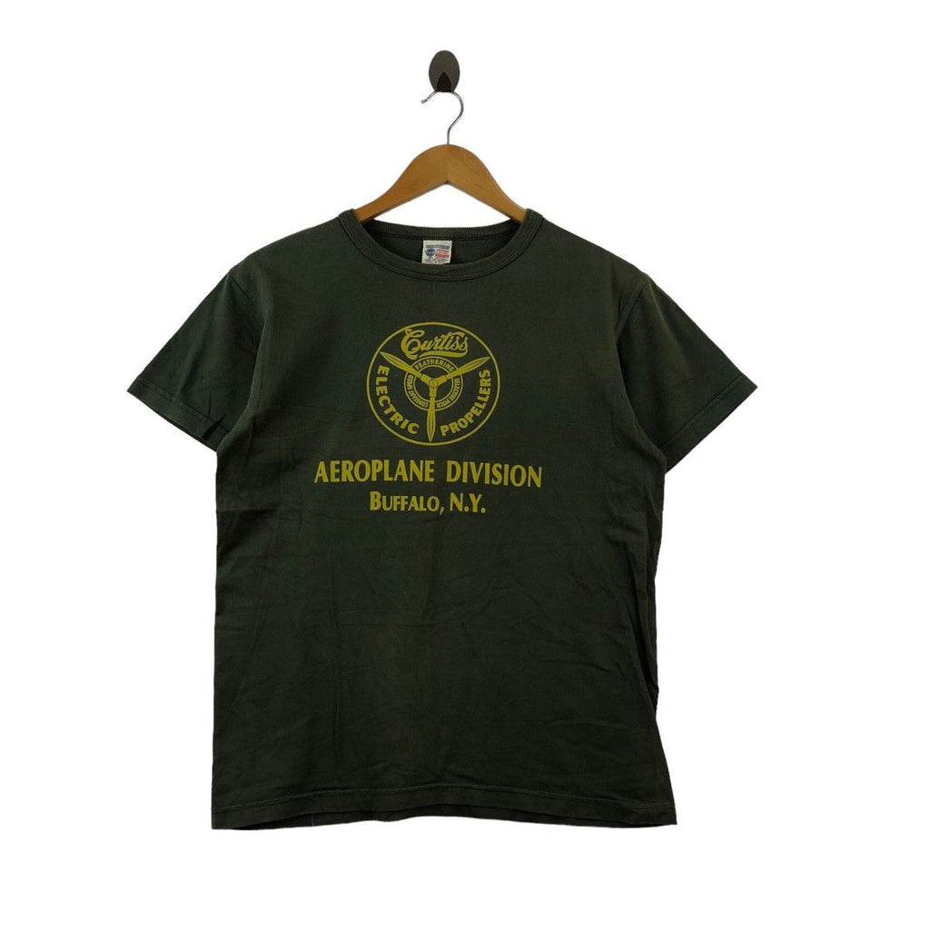 Vintage BUZZ RICKSON AEROPLANE Division Buffalo NY Tee Shirt Military Toyo Enterprise