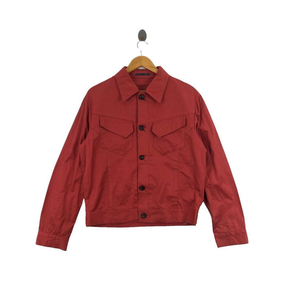 Vintage PAUL SMITH London Collection Button Jacket Bomber Denim Jeans