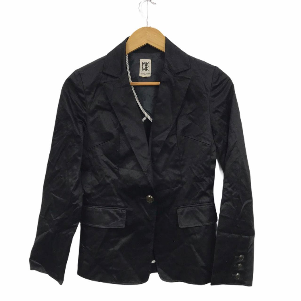 MK KLEIN PLUS Ringer Button Blazzer Coat Vest New York Michel Homme New York