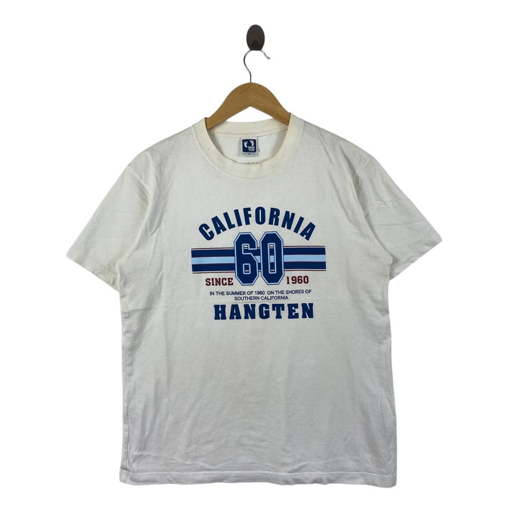 Vintage HANG TEN CALIFORNIA Surf 1960 Summer Beach Tee Shirt Top Hawaii Shores